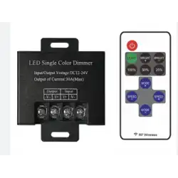 30A Tek Renk Kumandalı RF Dimmer 12-24V
