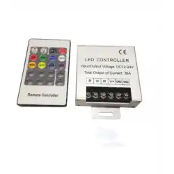 36A RGB Şerit Led RF Kontrol 12-24V