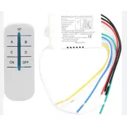 4 Kanallı Avize Kumandası 220 Volt