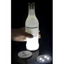 5 Adet Led Işıklı Bardak ve Şişe Altlığı 6500K Beyaz