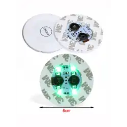 5 Adet Led Işıklı Bardak ve Şişe Altlığı RGB