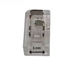 5 mm Smd ve Cob Şerit LED Birleştirme Aparatı L Köşe Lehimsiz Konnektör 10 Adet