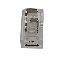 5 mm Smd ve Cob Şerit LED Birleştirme Aparatı L Köşe Lehimsiz Konnektör 10 Adet