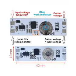 5V - 24V 3A Dokunmatik Touch Switch Aç Kapa Anahtarı