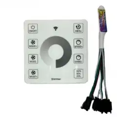 5V - 24V 4 Kanal Asimetrik Tek Renk Pixel Şerit Led Kare Kontrol WS2811