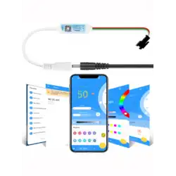 5V - 24V SP621 Cep Telefonundan Bluetoothla 142 Modlu Pixel Led Kontrol