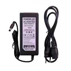 12 Volt 5 Amper 60 Watt Laptop Tipi Plastik Kasa Adaptör