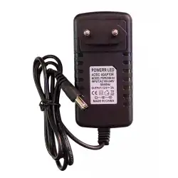 12 Volt 3 Amper Priz Tipi Plastik Kasa Adaptör
