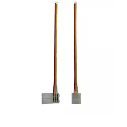 8 mm Pixel Şerit LED Voltaj Güç Kablosu 10 Adet