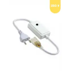 Rgb Hortum Led Fiş 220 V Güç Kablosu 4 Pin