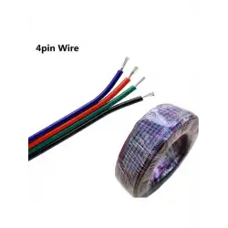 Rgb Şerit Led İçin Uzatma Kablosu 4 Pin 100 Metre