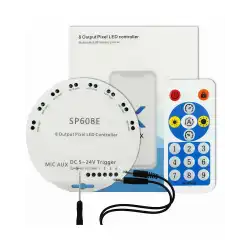 SP608E Argb Pixel Magic APP ve RF Kumanda Kontrol 5-24V