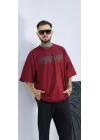 Nightmare Bordo Extra Oversize Tshirt