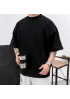 Ekstra Oversize Siyah Basic Tshirt