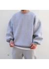 Gri Melanj Basic Extra Oversize Sweatshirt