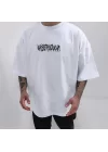 Waybstreetwear Beyaz Extra Oversize Tshirt