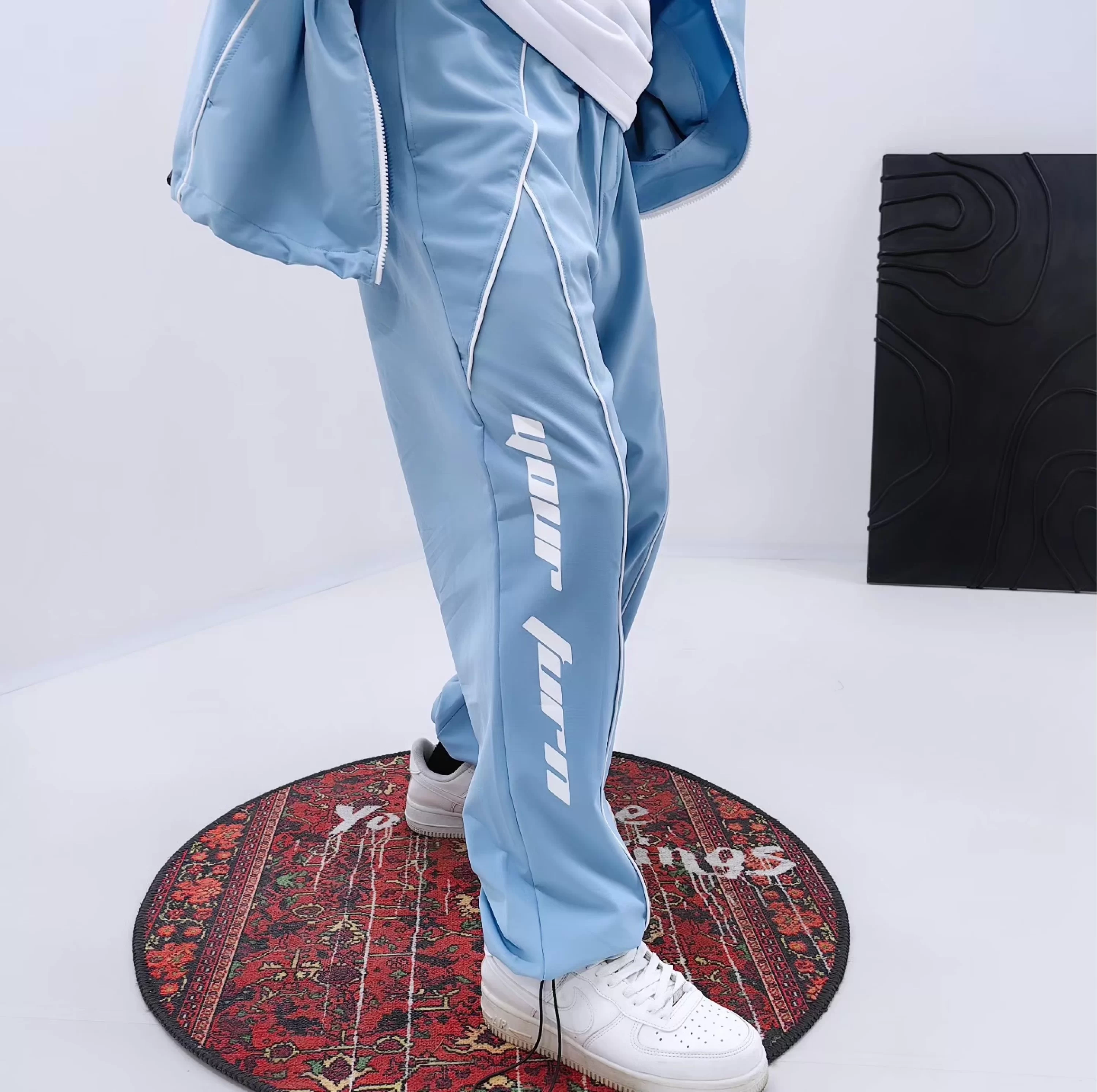 Baby Blue Baggy Eşofman ( Ayarlanabilir Lastik Detaylı)