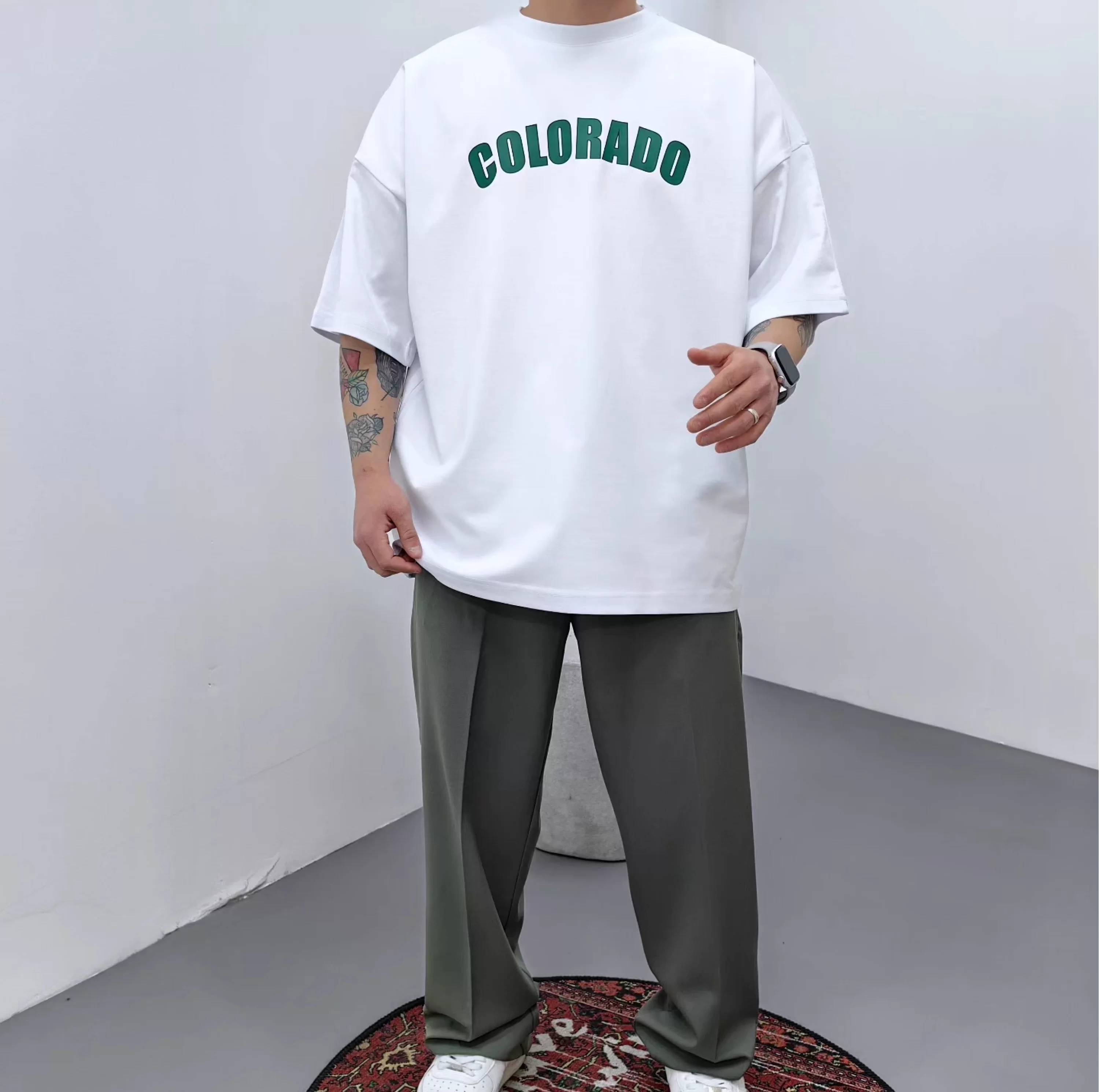 Colorado Beyaz Extra Oversize Tshirt