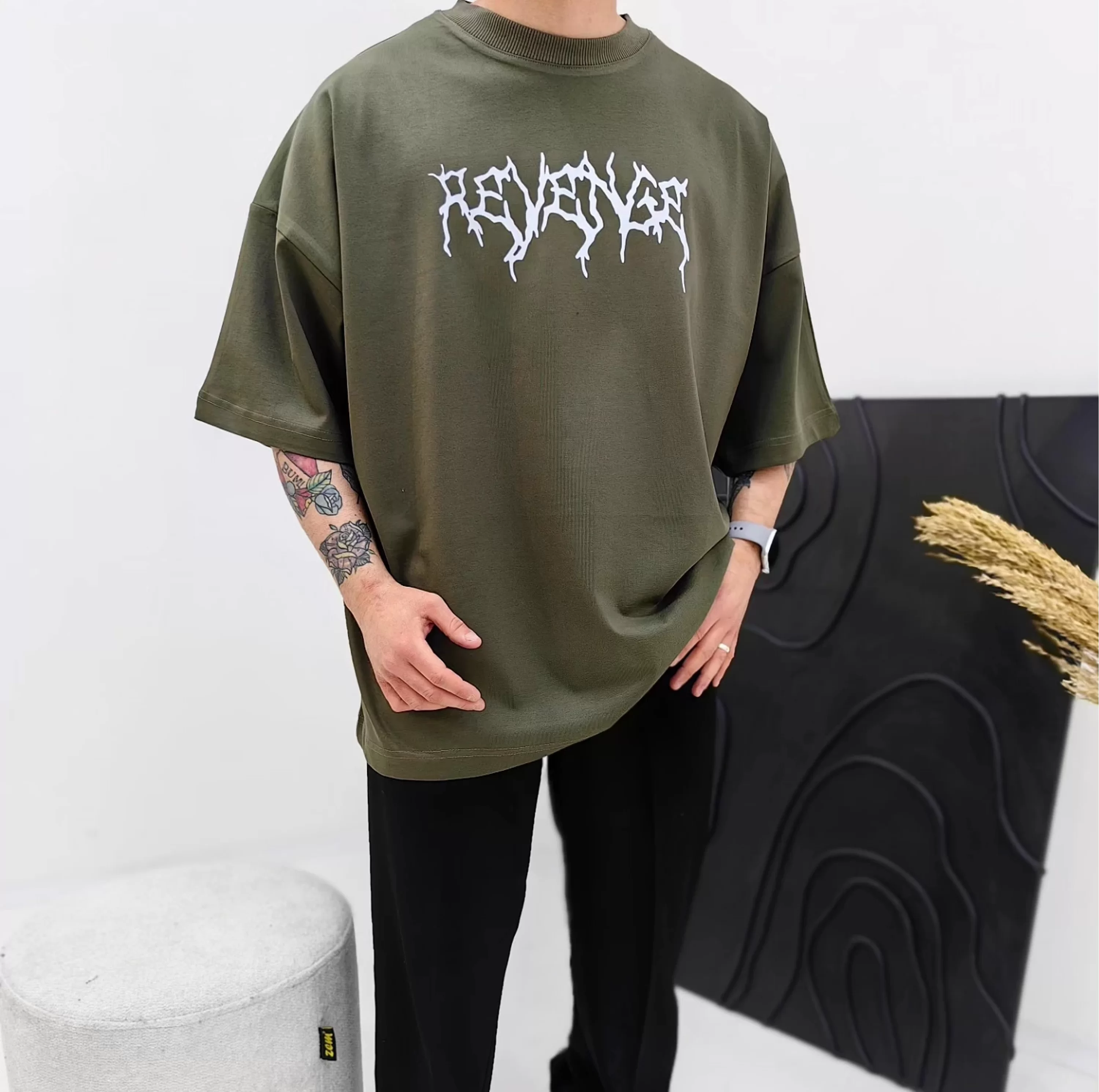 Revenge Haki Extra Oversize Tshirt