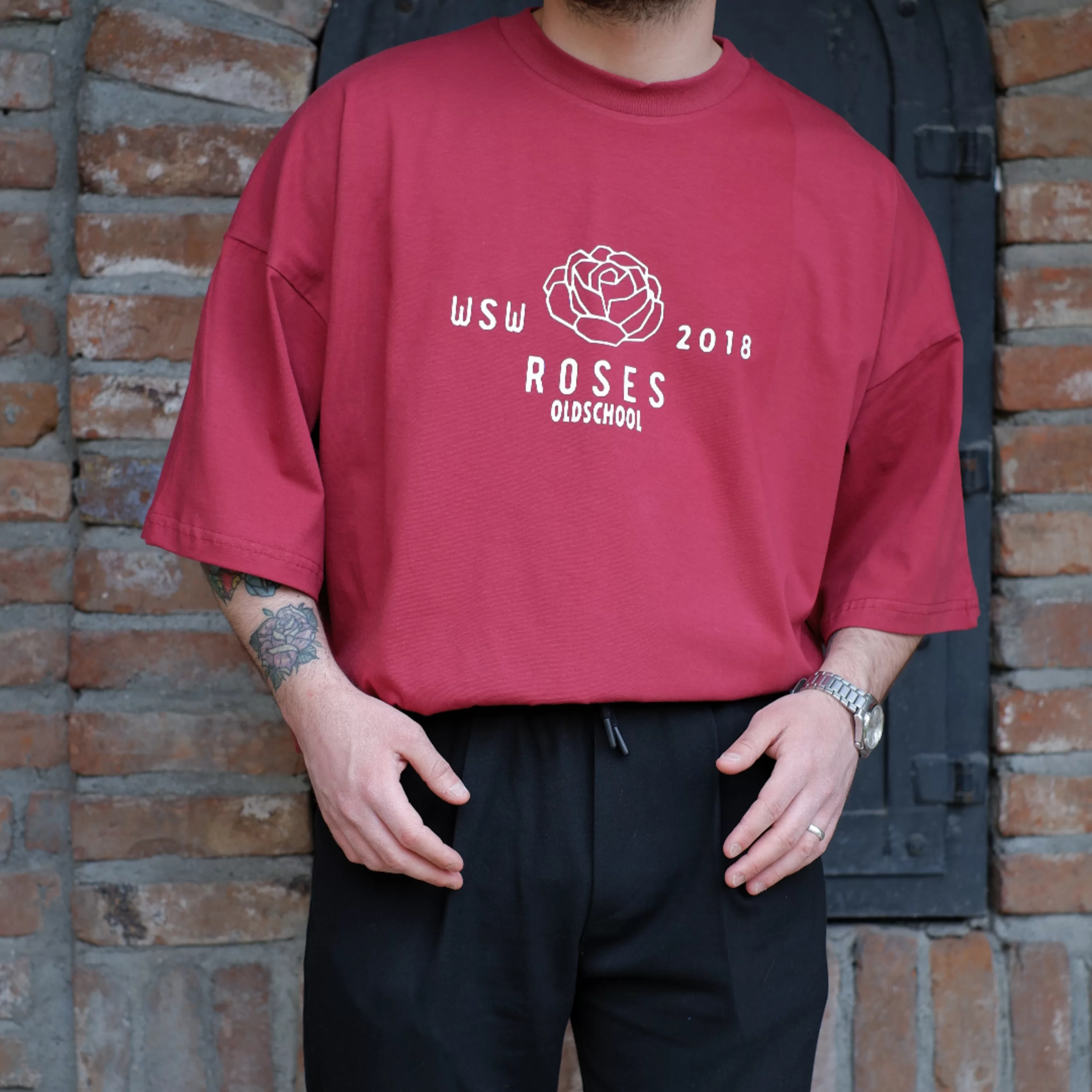 Roses Ekstra Oversize Tshirt