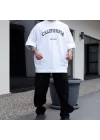 California Beyaz Extra Oversize T-shirt