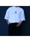 Jordan Beyaz Extra Oversize Tshirt