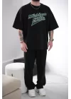 Michigan State Extra Oversize Siyah Tshirt