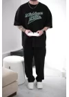 Michigan State Extra Oversize Siyah Tshirt