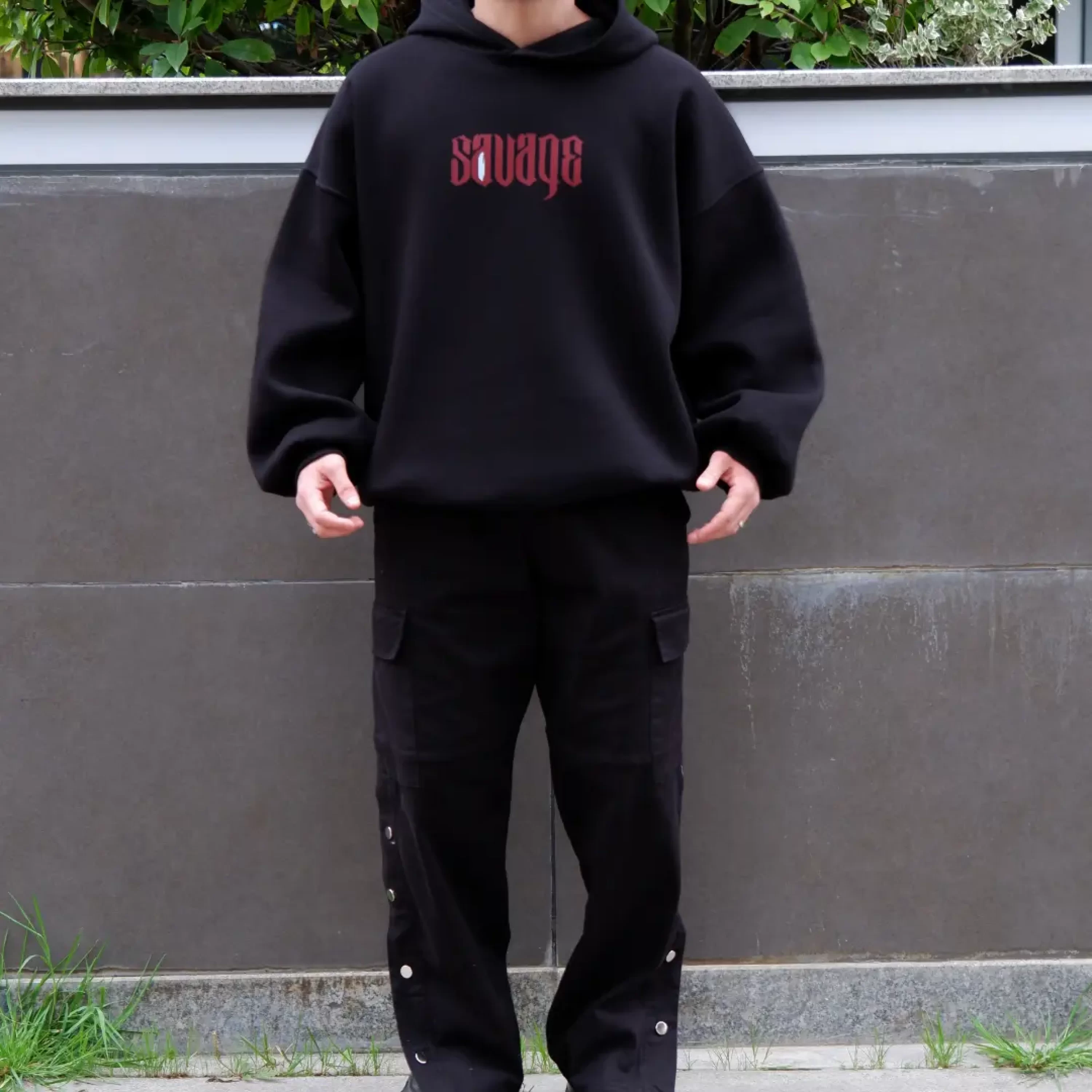 Savage Oversize Hoodie Premium Kalıp