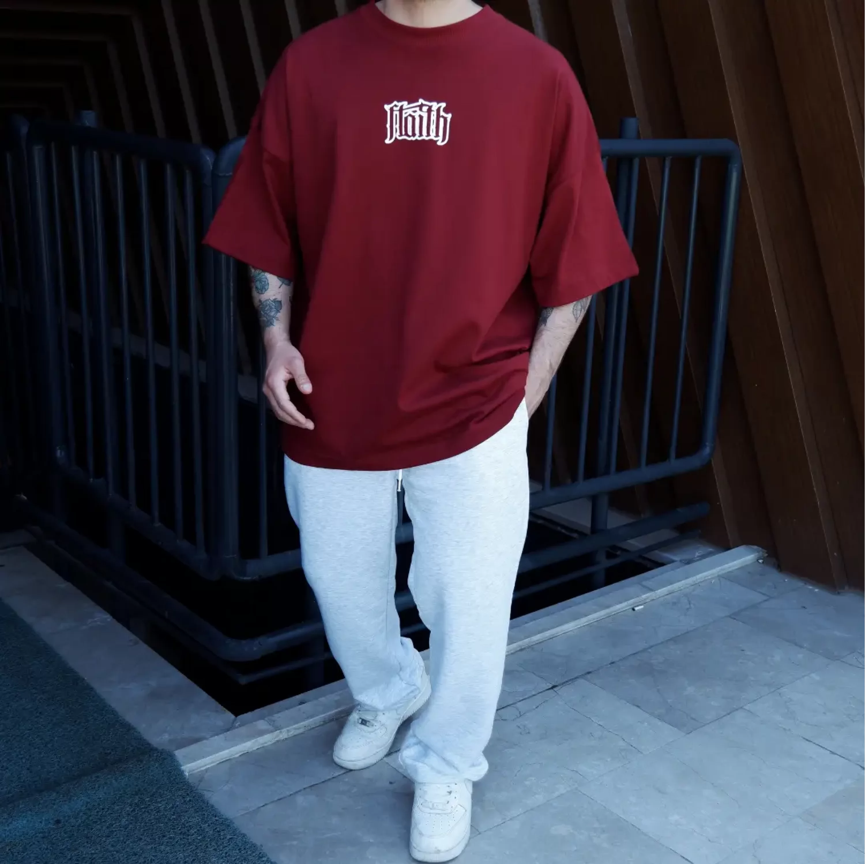 Bordo Street Extra Oversize Tshirt