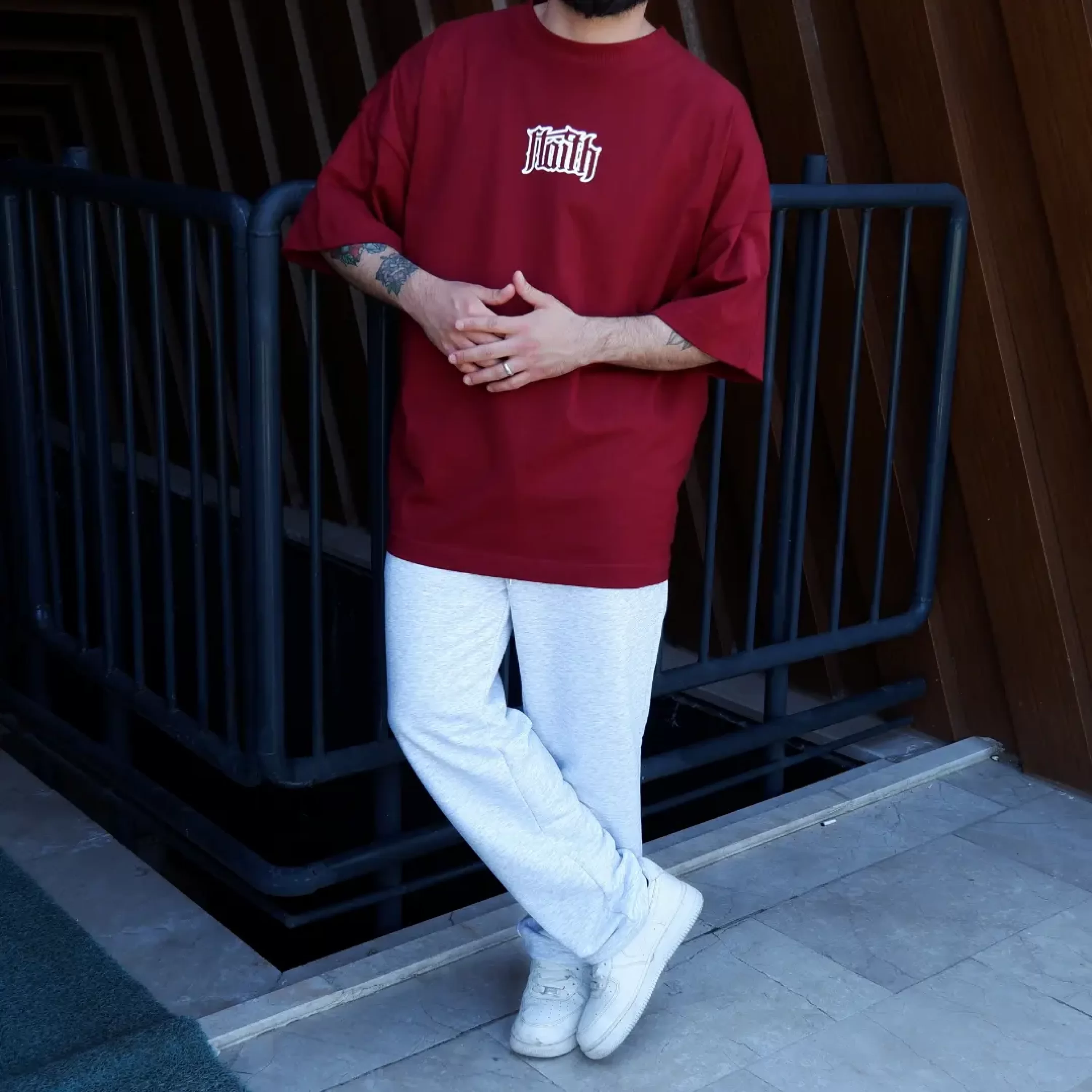 Bordo Street Extra Oversize Tshirt