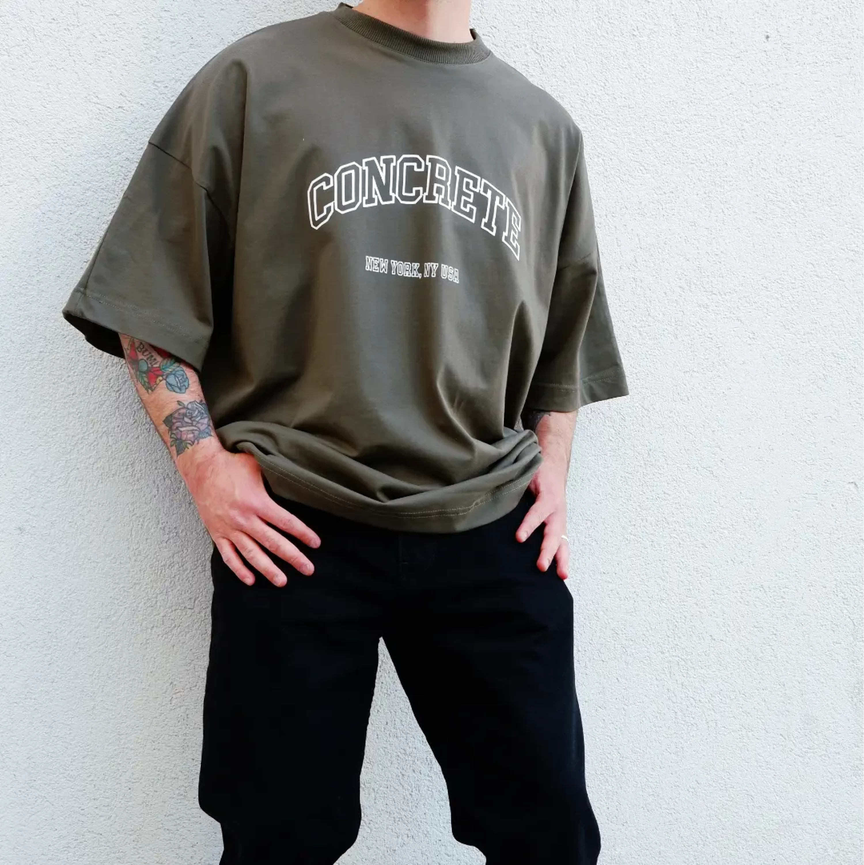 Concrete Ekstra Oversize Tshirt