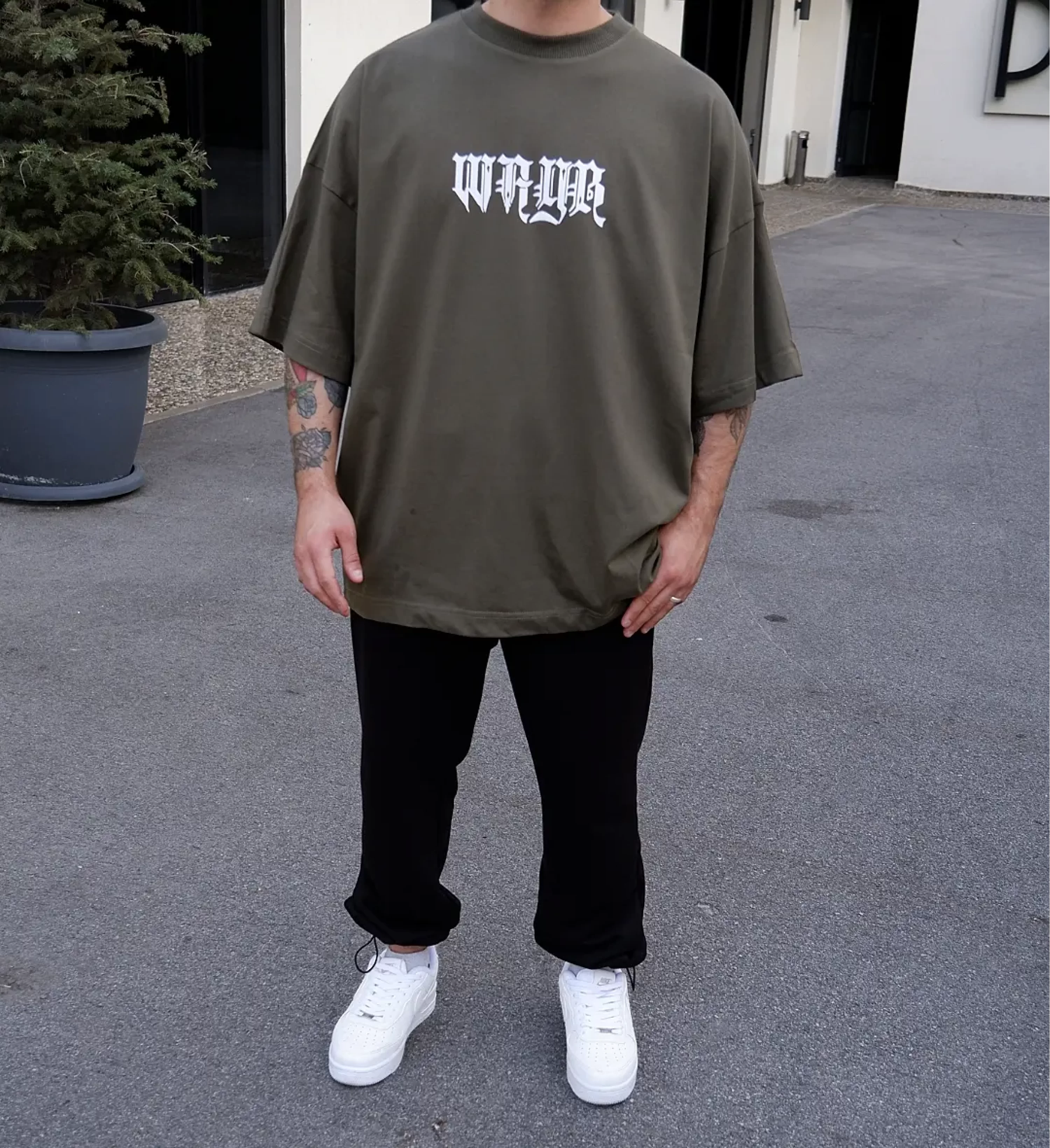 WAYB Haki Extra Oversize Tshirt