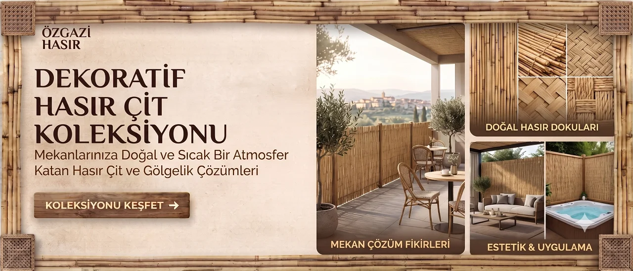 Dekoratif Hasır Çit Koleksiyonu