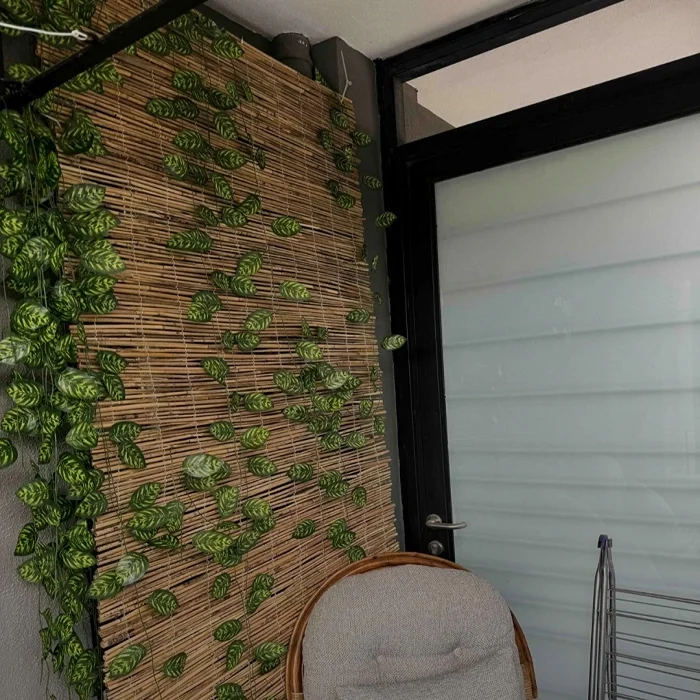 1 Metre X 7 Metre Hasır Bahçe Çiti Balkon Çiti Gölgelik ve Dekorasyon