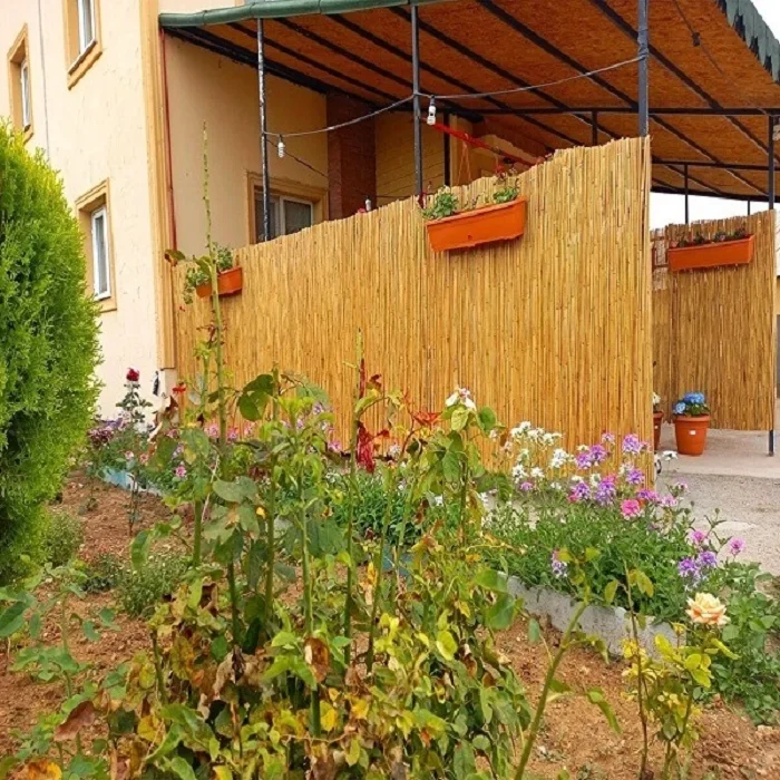 1,20 Metre X 2,50 Metre Hasır Bahçe Çiti Balkon Çiti Gölgelik ve Dekorasyon