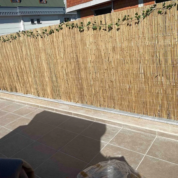 1,20 Metre X 3 Metre Hasır Bahçe Çiti Balkon Çiti Gölgelik ve Dekorasyon