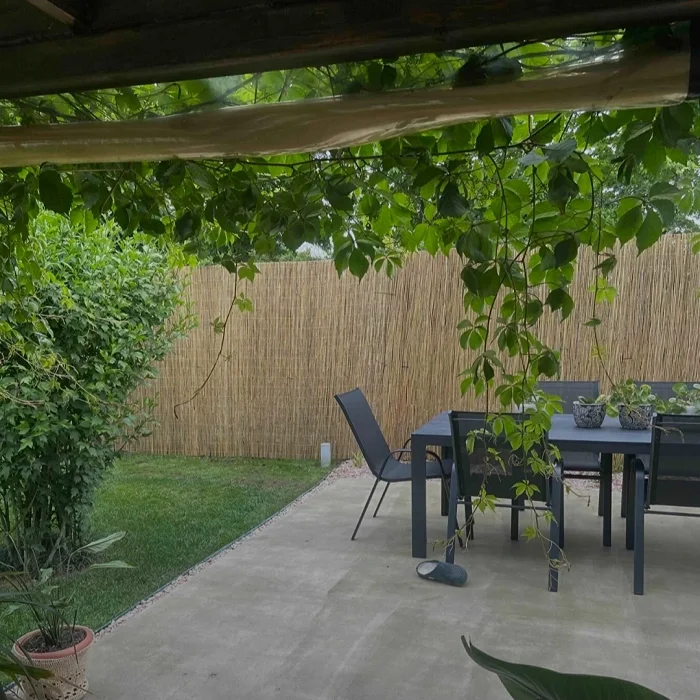 1,20 Metre X 6 Metre Hasır Bahçe Çiti Balkon Çiti Gölgelik ve Dekorasyon