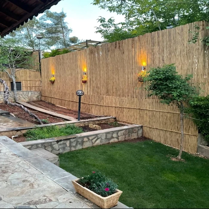 1,50 Metre X 6 Metre Hasır Bahçe Çiti Balkon Çiti Gölgelik ve Dekorasyon