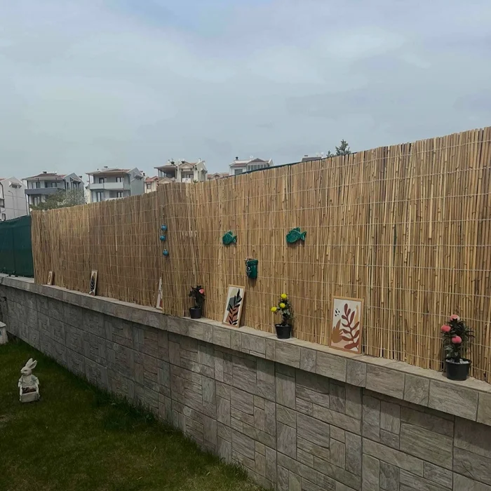 1,50 Metre X 6 Metre Hasır Bahçe Çiti Balkon Çiti Gölgelik ve Dekorasyon