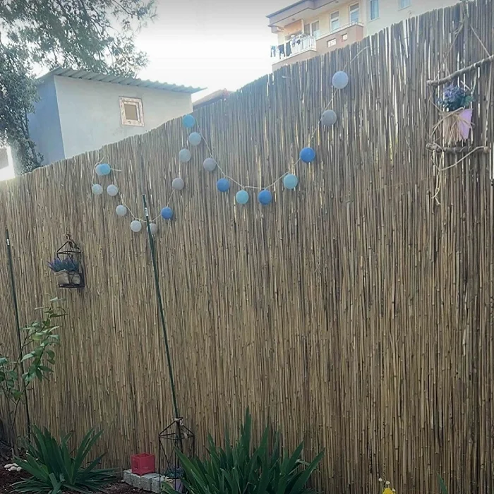 2 Metre X 2,50 Metre Hasır Bahçe Çiti Balkon Çiti Gölgelik ve Dekorasyon