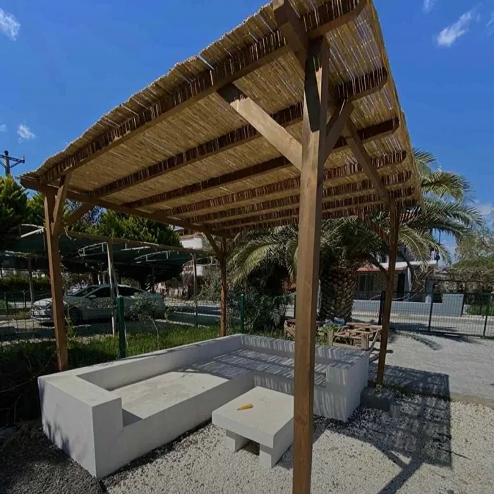 2 Metre X 3 Metre Hasır Bahçe ve Balkon Çiti Gölgelik ve Dekorasyon