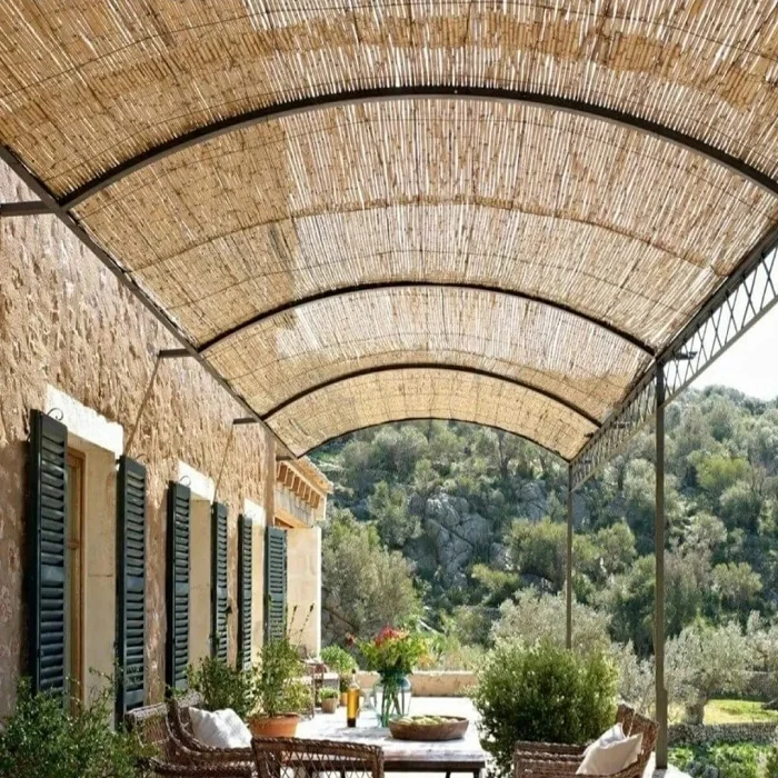 2 Metre X 6 Metre Hasır Çit Balkon Çiti Bahçe Çiti Gölgelik ve Dekorasyon