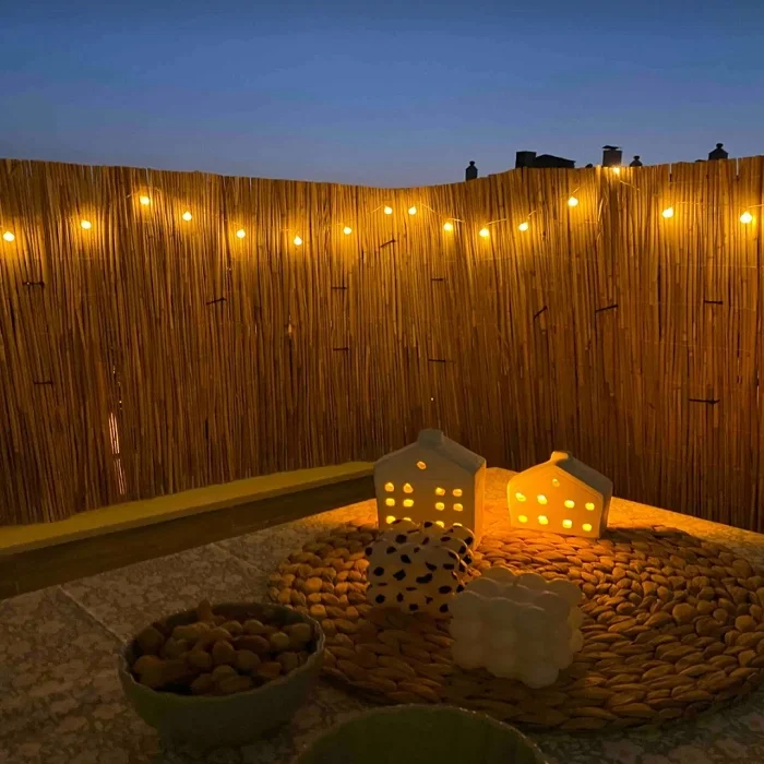 2 Metre X 6 Metre Hasır Çit Balkon Çiti Bahçe Çiti Gölgelik ve Dekorasyon