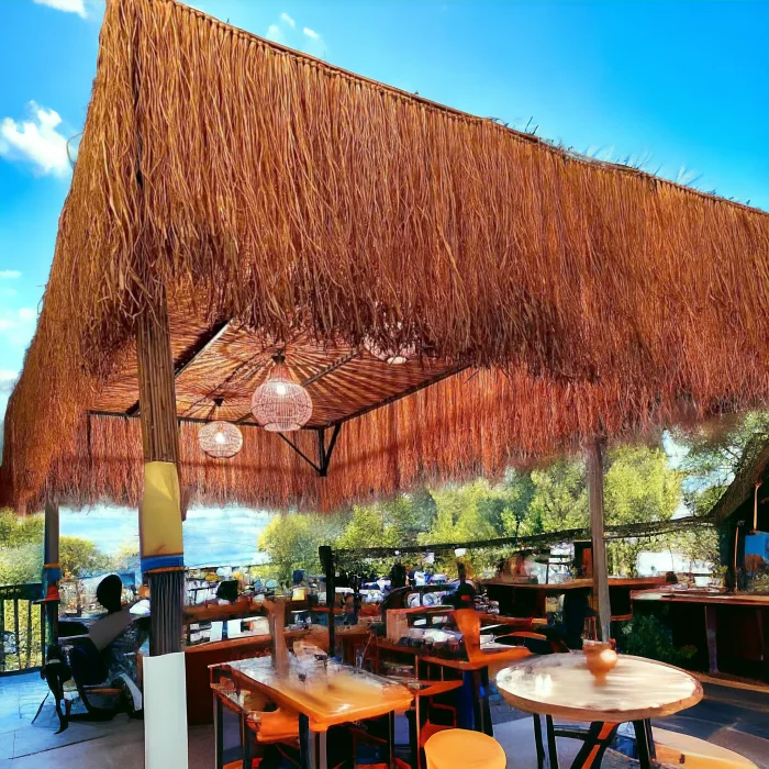 3 m x 75 cm – Doğal Saçaklı Ot Dekor | Bohem & Rustik Süsleme