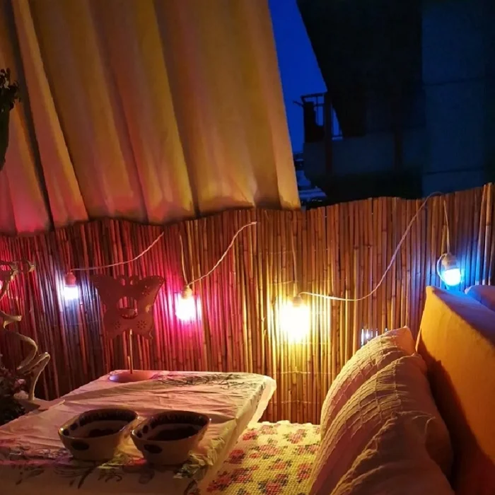 50 Cm X 5 Metre Hasır Balkon Çiti Dekorasyon