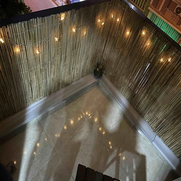 50 Cm X 6 Metre Kamış Hasır Çit Balkon Çiti Dekorasyon