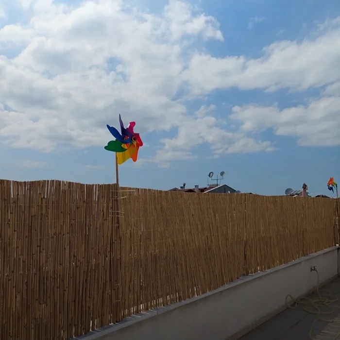 50 Cm X 7 Metre Hasır Balkon Çiti Dekorasyon