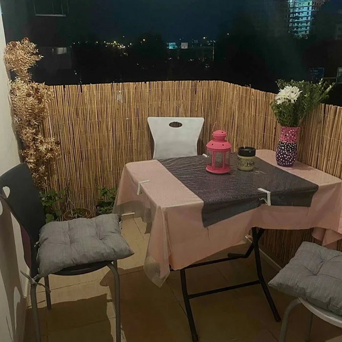 60 Cm X 7 Metre Hasır Balkon Çiti Dekorasyon