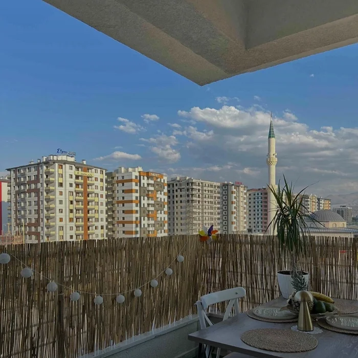 60 Cm X 7 Metre Hasır Balkon Çiti Dekorasyon